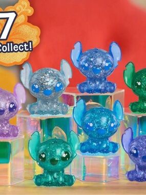 Sparkling glitter stitch squishy new - Kids Toys lot of 2 🔥